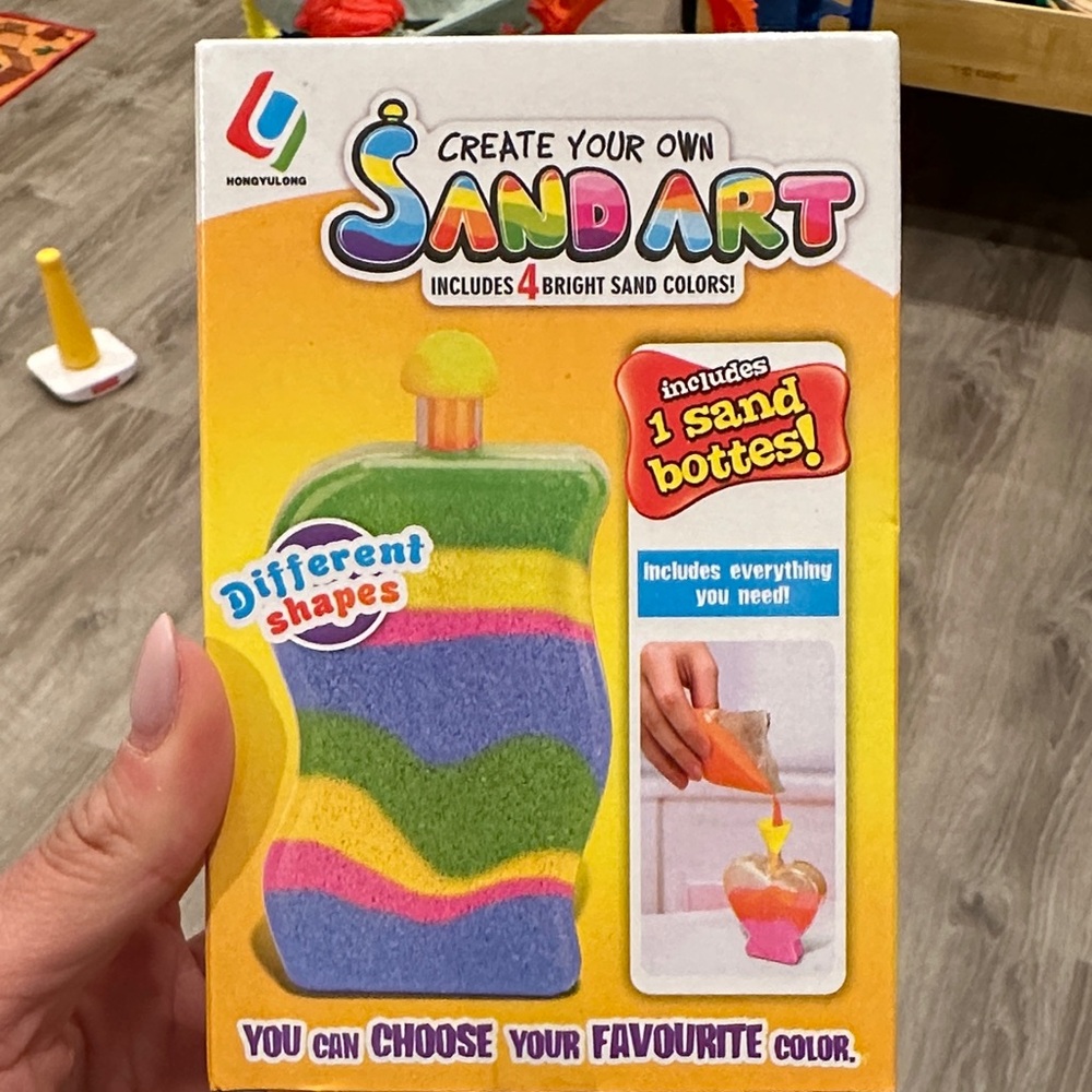 Create Your Own Sand Art Kit — Bright Multicolor Sand